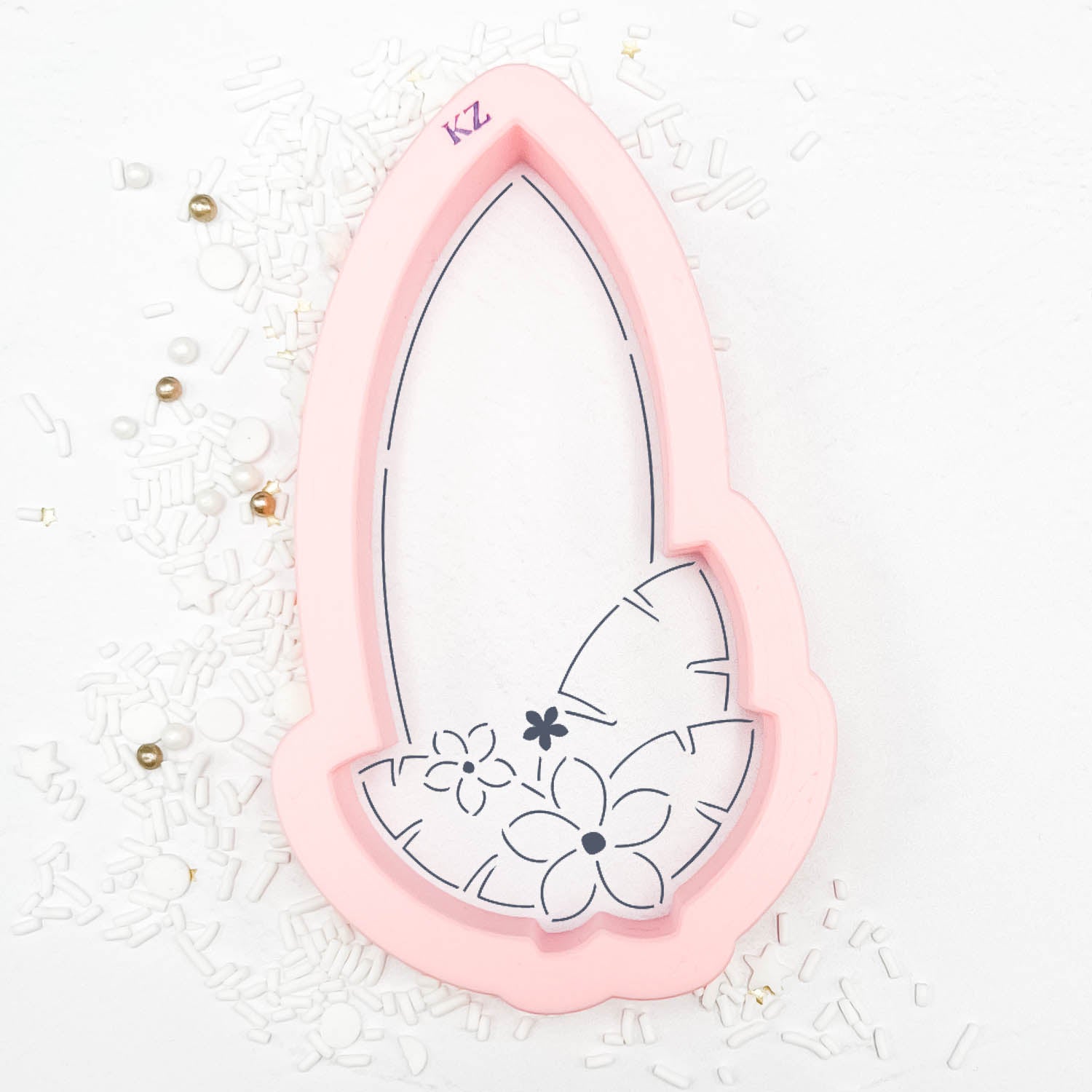 Cookie Cutters Tropical Surfboard – Cookie Cutter & Stencil Set