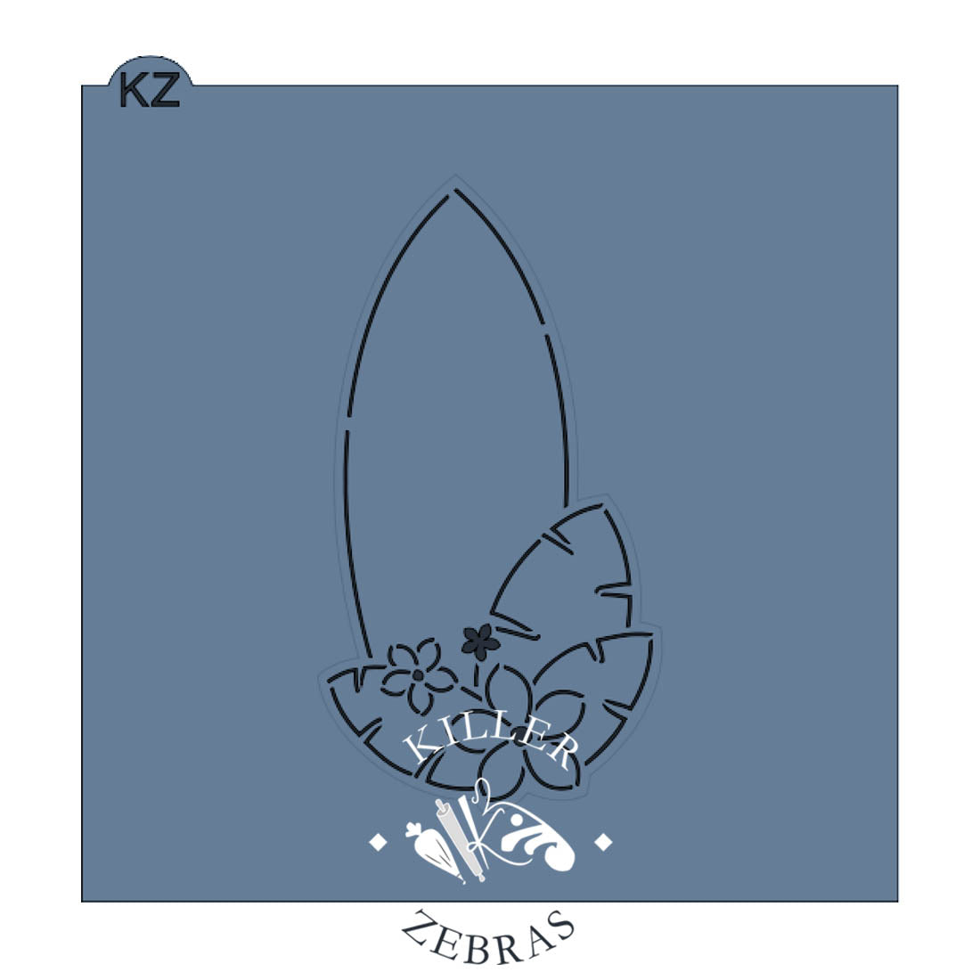 Cookie Cutters Tropical Surfboard Cutter/Stencil