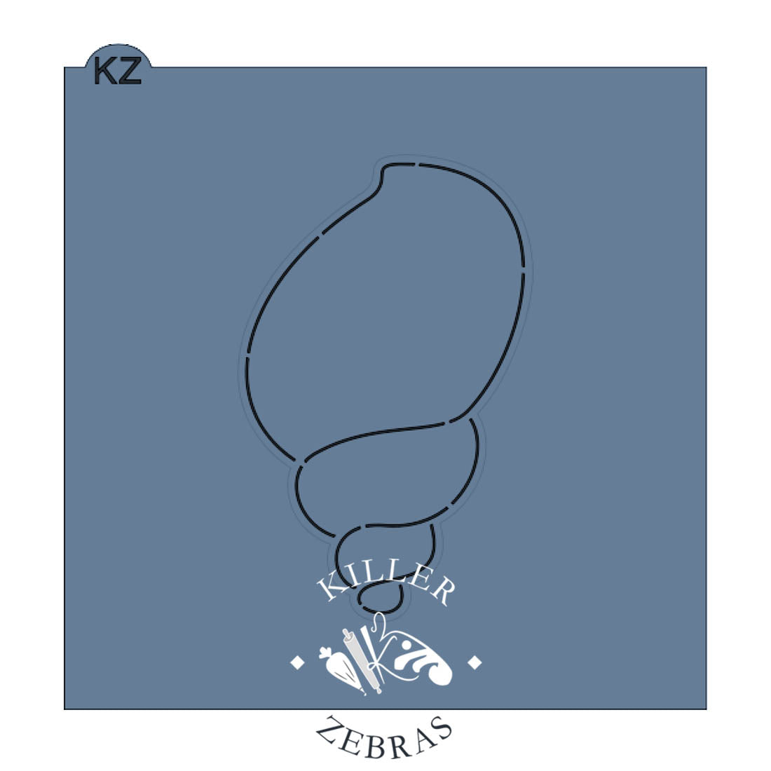 Cookie Cutters Tulip Seashell Cutter/Stencil