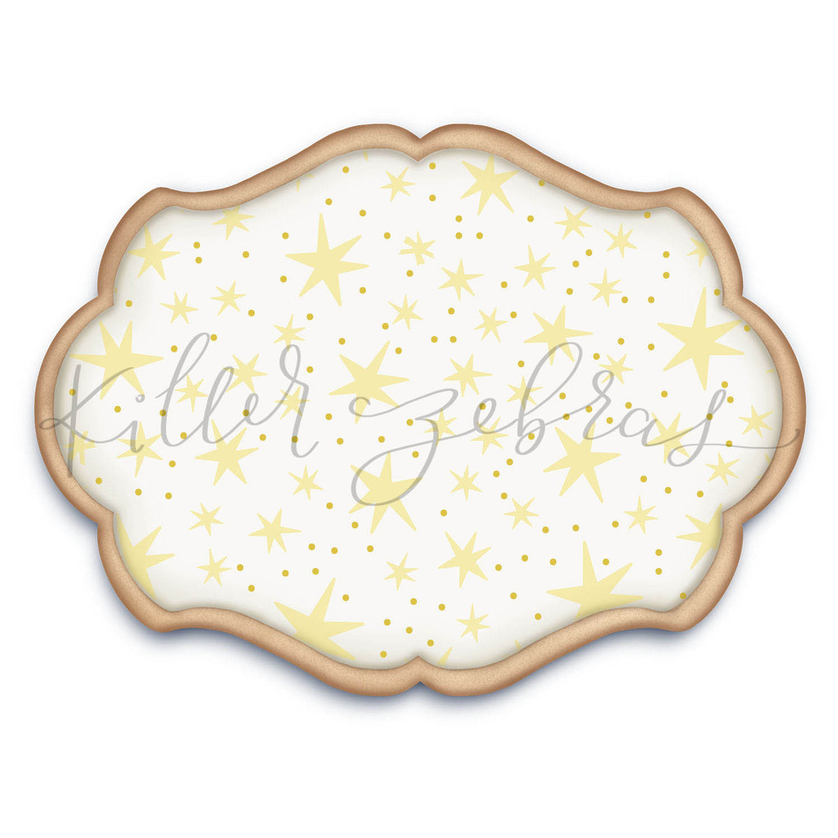 5.5 x 5.5 Stencil Under the Stars 2 Part Stencil