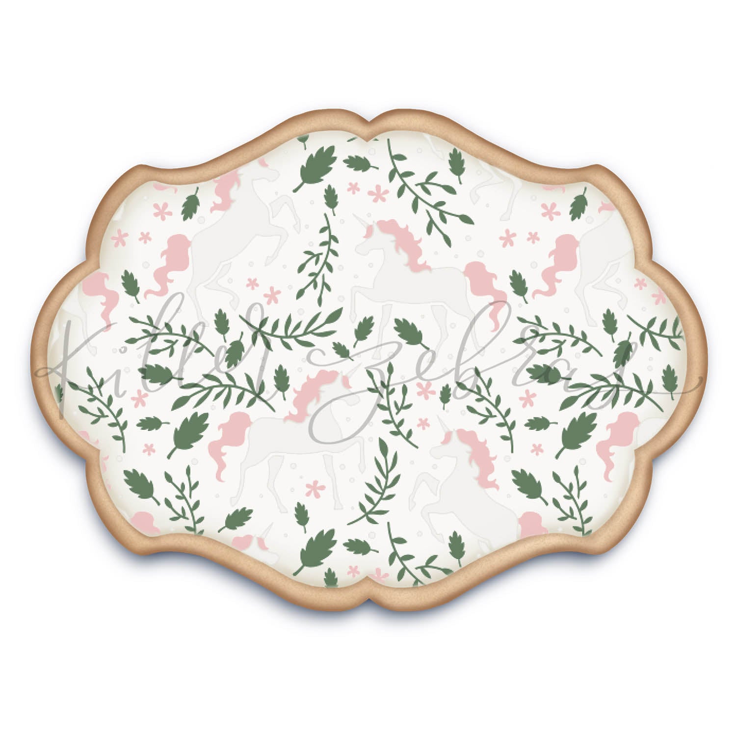 5.5 x 5.5 Stencil Unicorn Meadow 3 Part Stencil