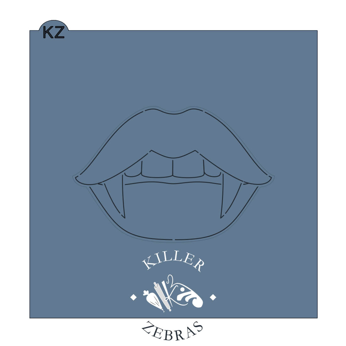 Vampire Lips Cutter/Stencil