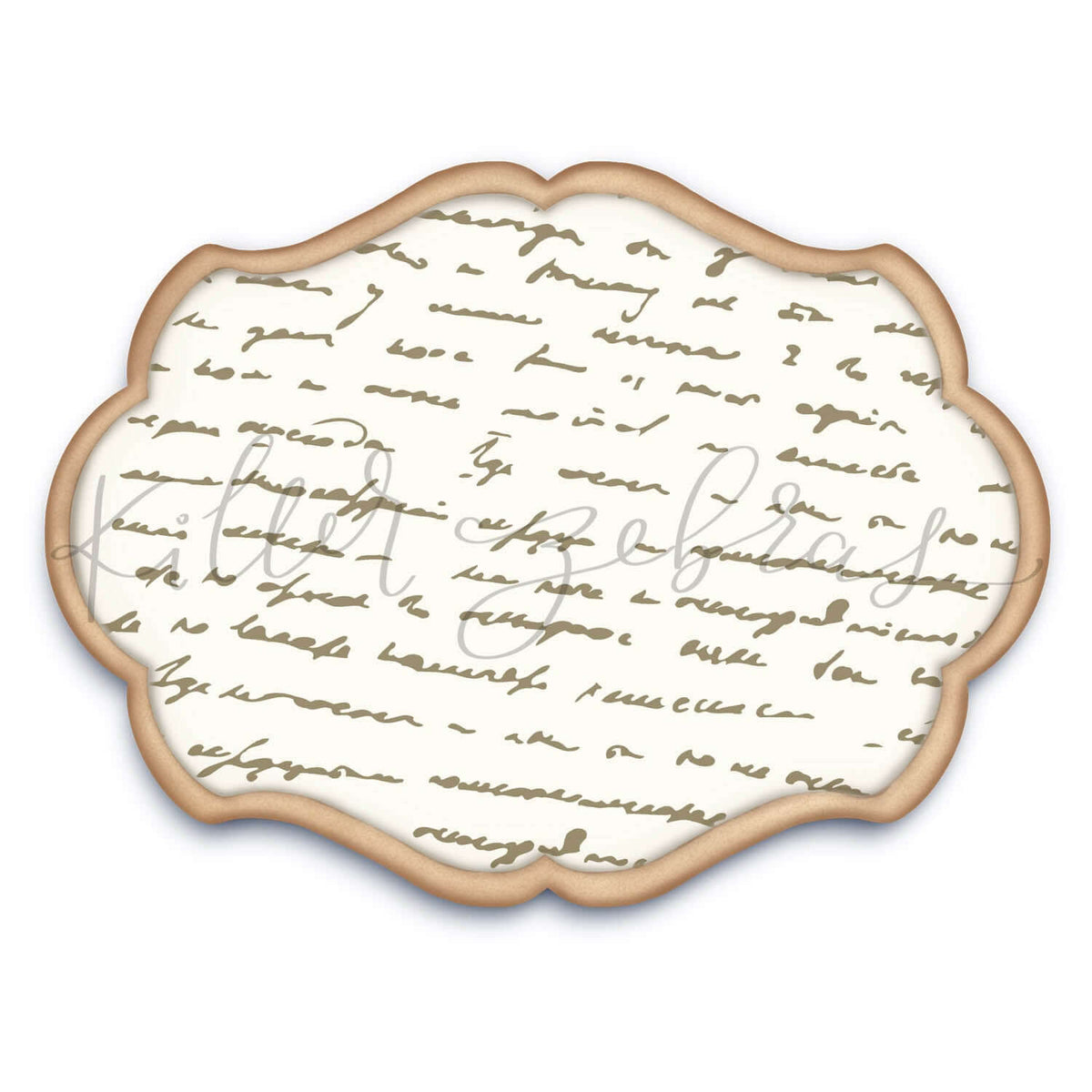 5.5 x 5.5 Stencil Vintage Love Note Stencil