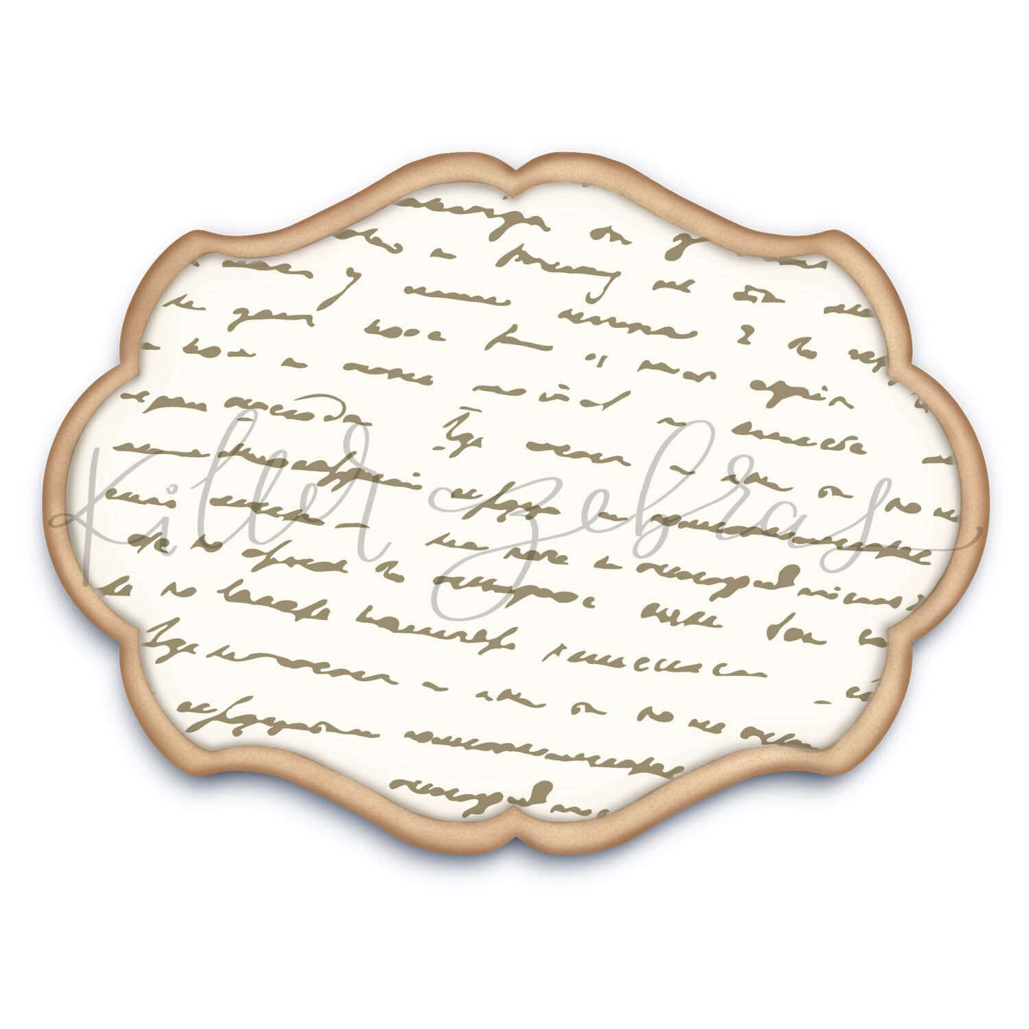 5.5 x 5.5 Stencil Vintage Love Note Stencil