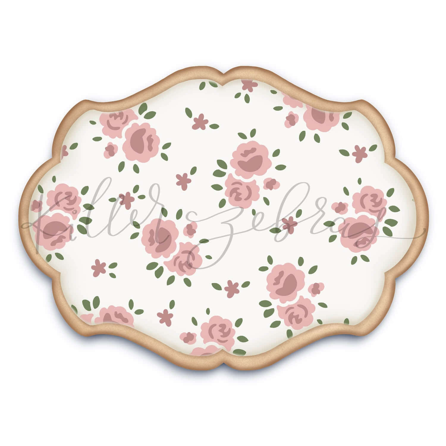 5.5 x 5.5 Stencil Vintage Roses 3 Part Stencil