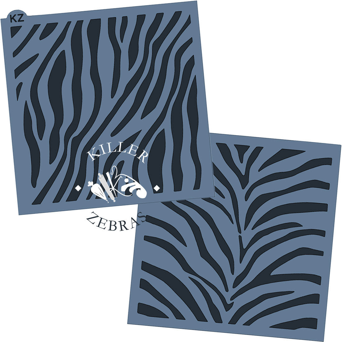 Zebra Stripes Stencil